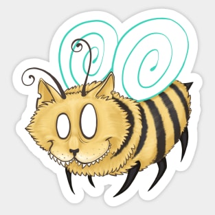 Kitty Bee Sticker